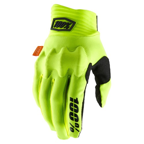 100% Cognito Gloves Fluo Yellow/Black