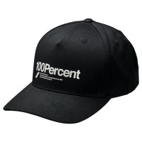 100% Manifesto Snapback Cap X-Fit Black