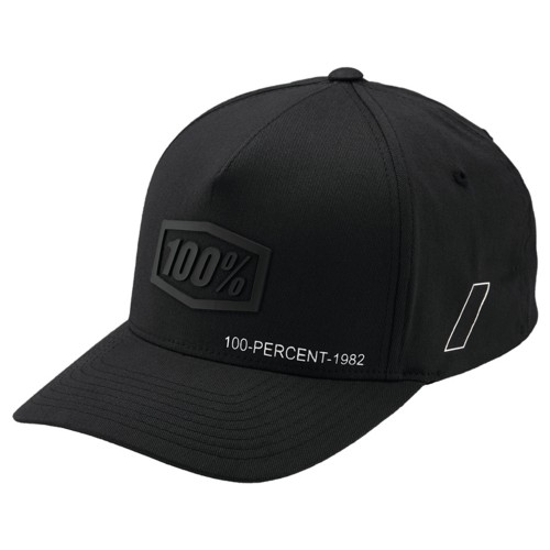 100% Shadow X-Fit Cap Black