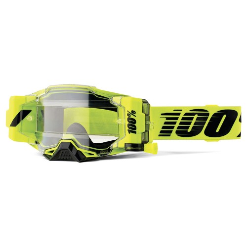 100% Armega Goggle Forecast Nuclear Citrus + Clear Lens