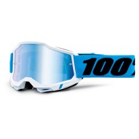 100% Accuri 2 Goggle Novel + Mirror Blue Lens