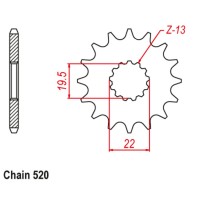 Supersprox Front Sprocket 10-05C-xx (520)