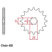 Supersprox Front Sprocket 10-074-xx (428)