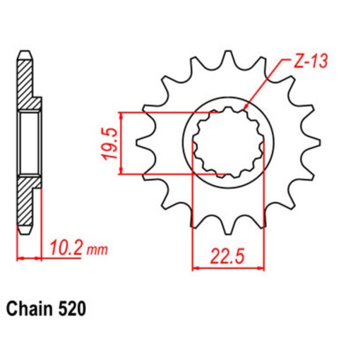 Supersprox Stealth Front Sprocket 10S-143-xx (520)