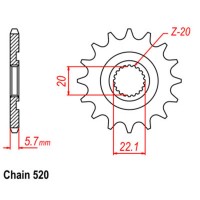 Supersprox Front Sprocket 10-5LN-xx (520)