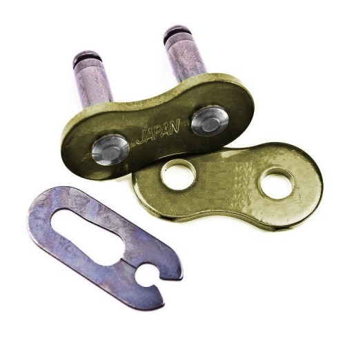 EK Chains 420 Heavy Duty Motocross Chain Gold Clip Link