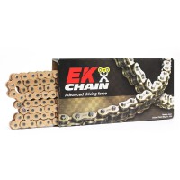 EK Chains 525 QX-Ring Chain Gold - 124 Link