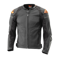 KTM Helical Leather Jacket Mens Black