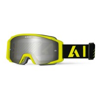 Airoh Blast XR1 Goggle Yellow Matt + Silver Mirrored Lens