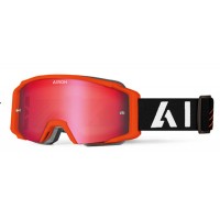 Airoh Blast XR1 Goggle Orange Matt + Red Mirrored Lens