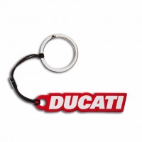 Ducati Logo Rubber Keychain