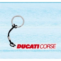 Ducati DC Logo Rubber Keychain