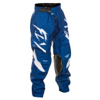 Fly Racing 2025 Kinetic MX Pants Youth Stoke Navy/White