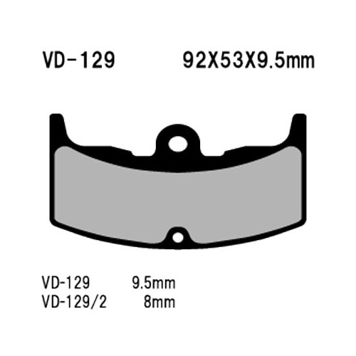 Vesrah Organic Brake Pad VD-129