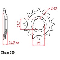 Supersprox Front Sprocket 10-084-15 (630)