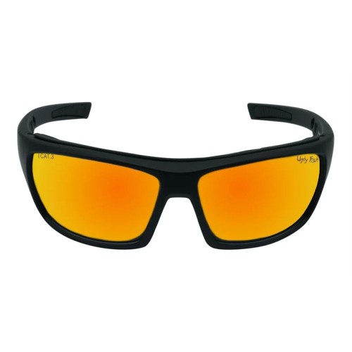 Ugly Fish Dynamite RS505 Glasses Matt Black Frame + Orange Revo Lens