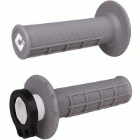 ODI MX Half Waffle Lock On Grip Grey (Soft) 2T / 4T
