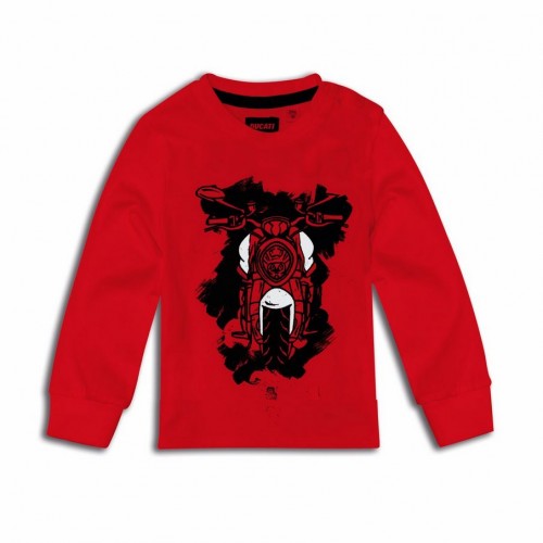 Ducati Future 6.0 Long-Sleeved T-Shirt Youth Red