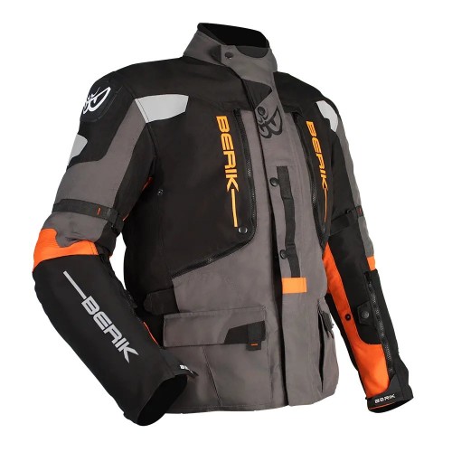 Berik Explorer-Adv Textile Jacket Black/Grey/Orange