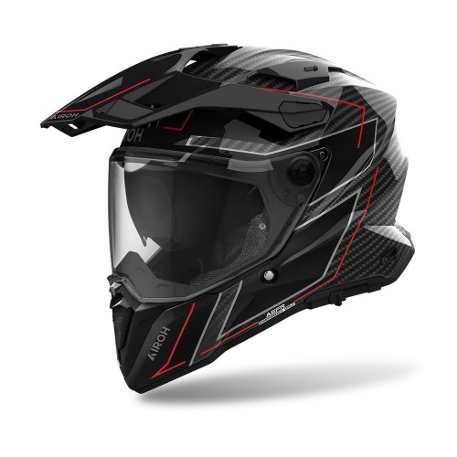 Airoh Commander 2 Helmet Carbon Stylish Gloss