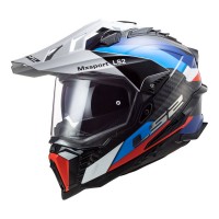 LS2 MX701 Explorer Helmet Carbon Frontier Black/Blue
