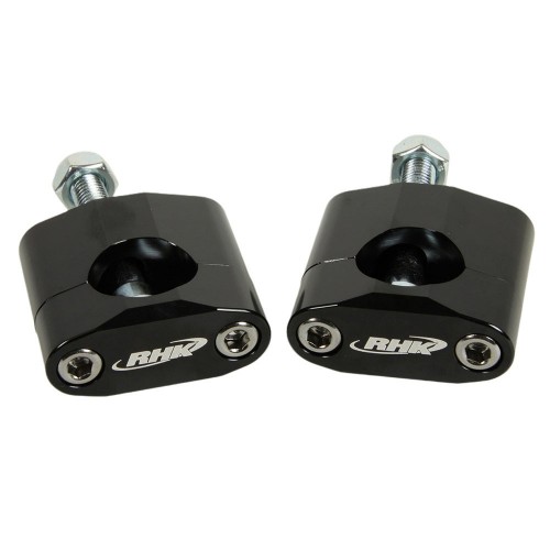 RHK Universal 1 1/8 Rubber M10 Bolt 35mm Black (RHKBMK-09) Handlebar Mount