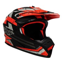 RXT Sector Rage Matt Black/Red Helmet