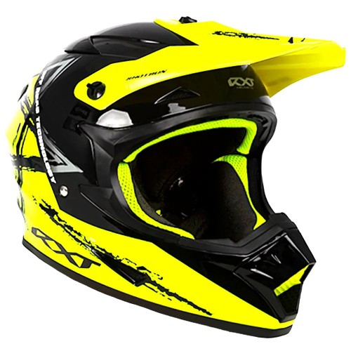 RXT Sector Wrath Gloss Black/Fluro Helmet
