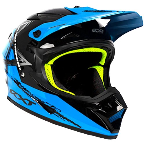 RXT Sector Wrath Gloss Black/Blue Helmet