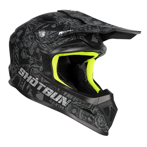 RXT SG1 Ultra+ All-in Matt Black/Grey Helmet