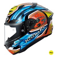 KABUTO F17 GP MIPS  Helmet Glanz Blue Yellow