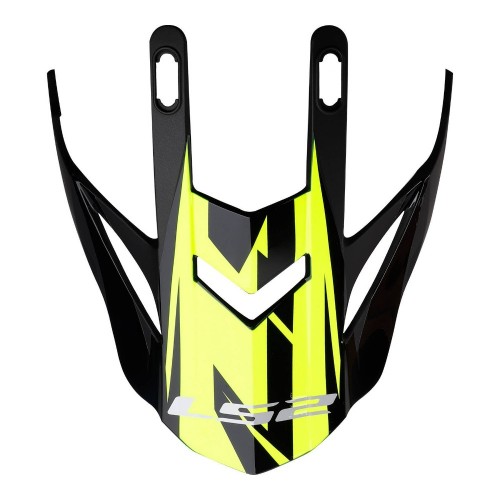 LS2 MX437 Fast Evo Peak - Roar Black/Hi-viz Yellow