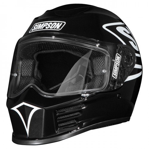 Simpson Speed Helmet 12 O'Clock - Black