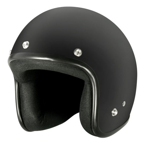 M2R 225 Helmet With Peak - Matte Black