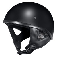 M2R Rebel Shorty Helmet Semi-Flat Black