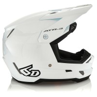 6D ATR-3 Helmet White Carbon