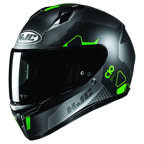 HJC C10 Helmet Aspa MC-4SF- Black/Green