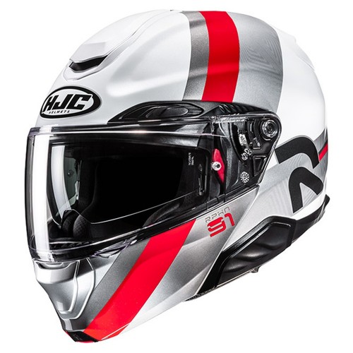 HJC Rpha 91 Helmet Fensh MC-1 - White/Red