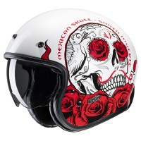 HJC V31 Helmet Desto MC-1 - White/Red
