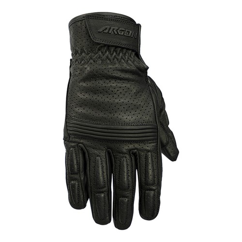 Argon Clash Leather Gloves - Black