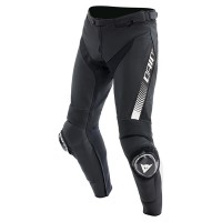 Dainese Super Speed Leather Pants - Black/White