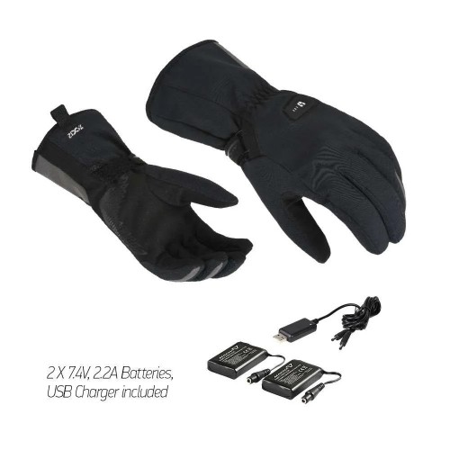 Macna Unite 2.0 RTX Gloves - 2/0/RTX/Gloves/Battery/Kit/Black