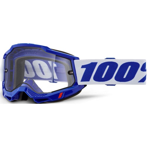 100% Accuri 2 Enduro Moto Goggle Blue-clear Lens