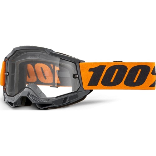 100% Accuri 2 Enduro Moto Goggle Org-clear Lens