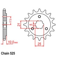 Supersprox Front Sprocket 10-31D-xx (525)