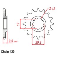 Supersprox Front Sprocket 10-KT4-xx (420)