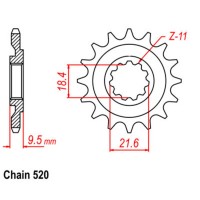 Supersprox Front Sprocket 10-ML3-xx (520)