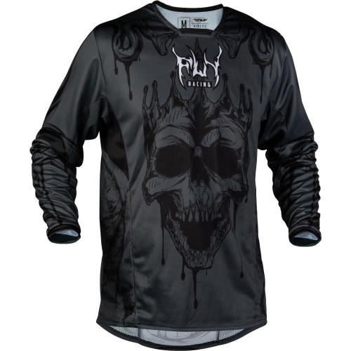 Fly Racing 2027 Kinetic Se Dark Series Grey/Black Jersey