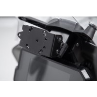 SW-Motech GPS Mount For Cockpit - Black. KTM 790 / 890 Adv, Husqv. Norden 901