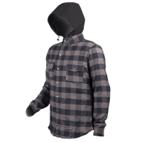 MotoDry Hunter Hoody Jacket Mens Black/Grey